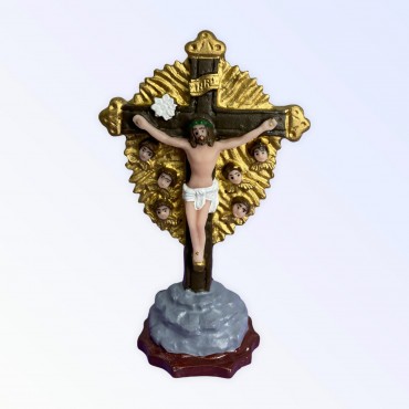 Escultura Nosso Senhor do Bonfim 10 cm em  resina