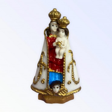 Escultura Nossa Senhora de Nazaré 7 cm em resina - Traz Amor